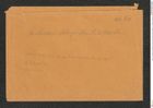 Seite 1, Umschlag mit Fotografien und losen beschriebenen Seiten, Beilage 1 zu "Palästina (Tagebuch)" (NHMW-PRAE-BBB-80-Beilage-1)